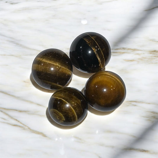 Natural Tiger's Eye Sphere /Natural Tiger's Eye Ball/Tumbled Tiger's Eye /Energy stone /Decoration/Meditation/Chakra/Gift for Her